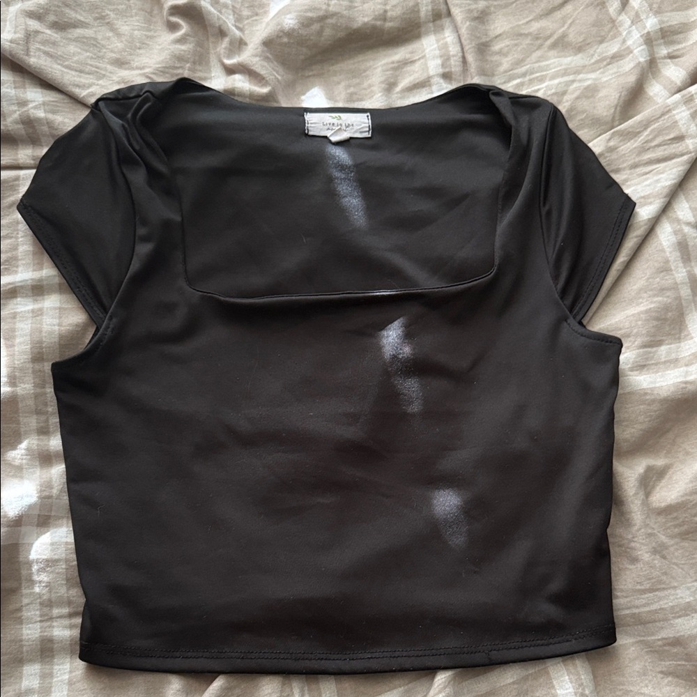 Black Crop Top
